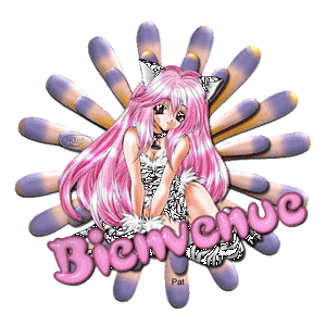 Gif animé bienvenue manga